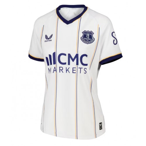Stroje piłkarskie Everton Koszulka Wyjazdowej dla damskie 2026-27 Krótki Rękaw